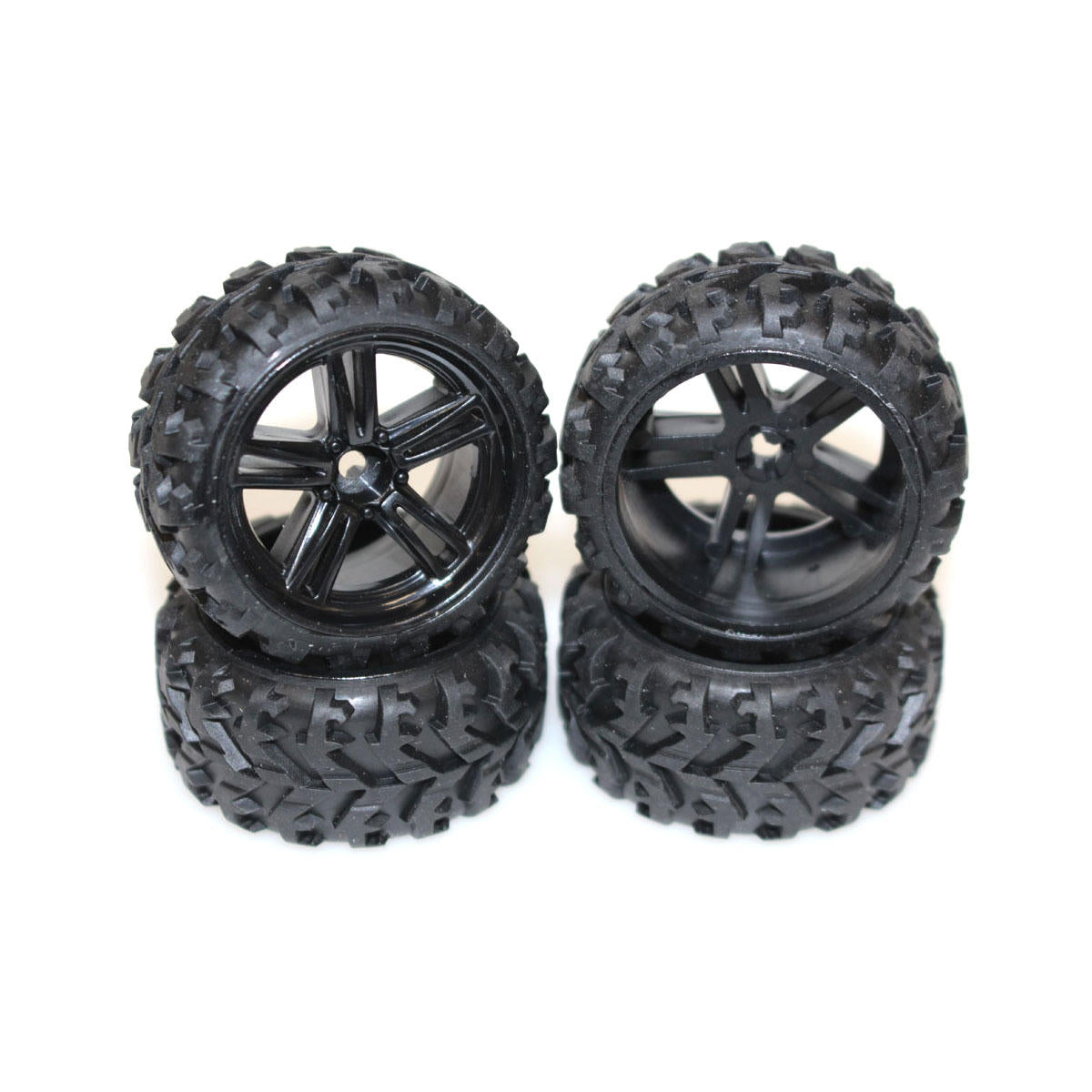 Image of Assembled Wheels & Tires (4); Mini Trek