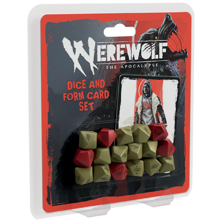 Image of Werewolf The Apocalypse: RPG - Dice and Form Card Set