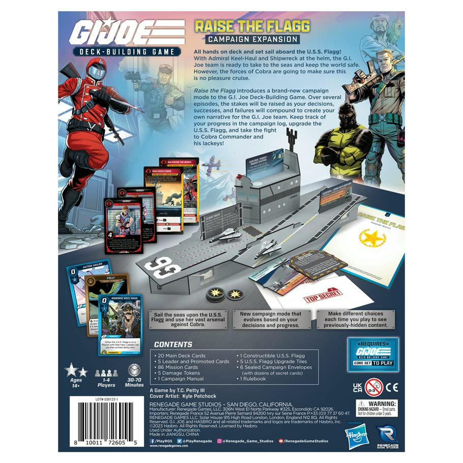 Image of G.I. Joe Deck Building Game: Raise the Flagg Campaign Expansion RGS02605 GI