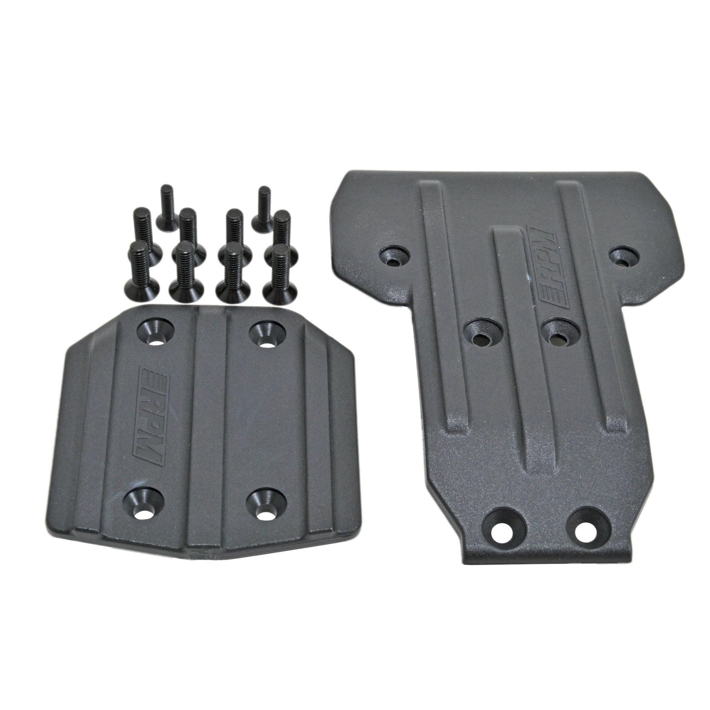 Image of RPM Heavy Duty Black Front & Rear Skid Plates fo Losi Tenacity (all except MT)