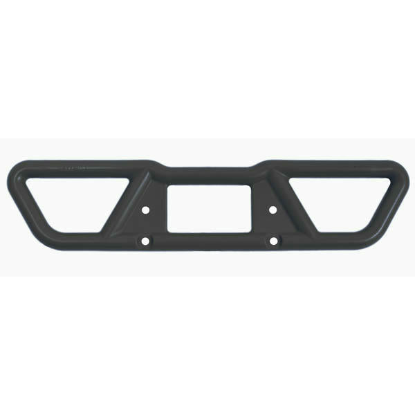 Image of Black Heavy Duty Rear Bumper RPM RC Products RPM73802 fits Traxxas T-Maxx/E-maxx