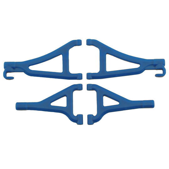Image of Blue RPM Front Suspension Arms fits Traxxas 1/16 Mini E-REVO