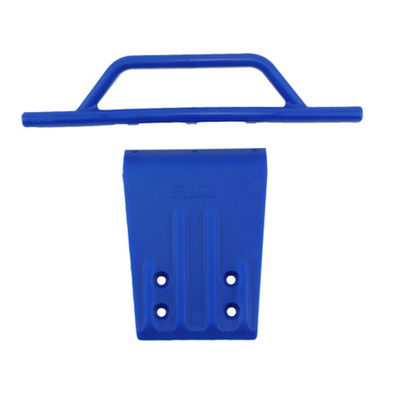 Front Bumper & Skid Plate, Blue: Slash