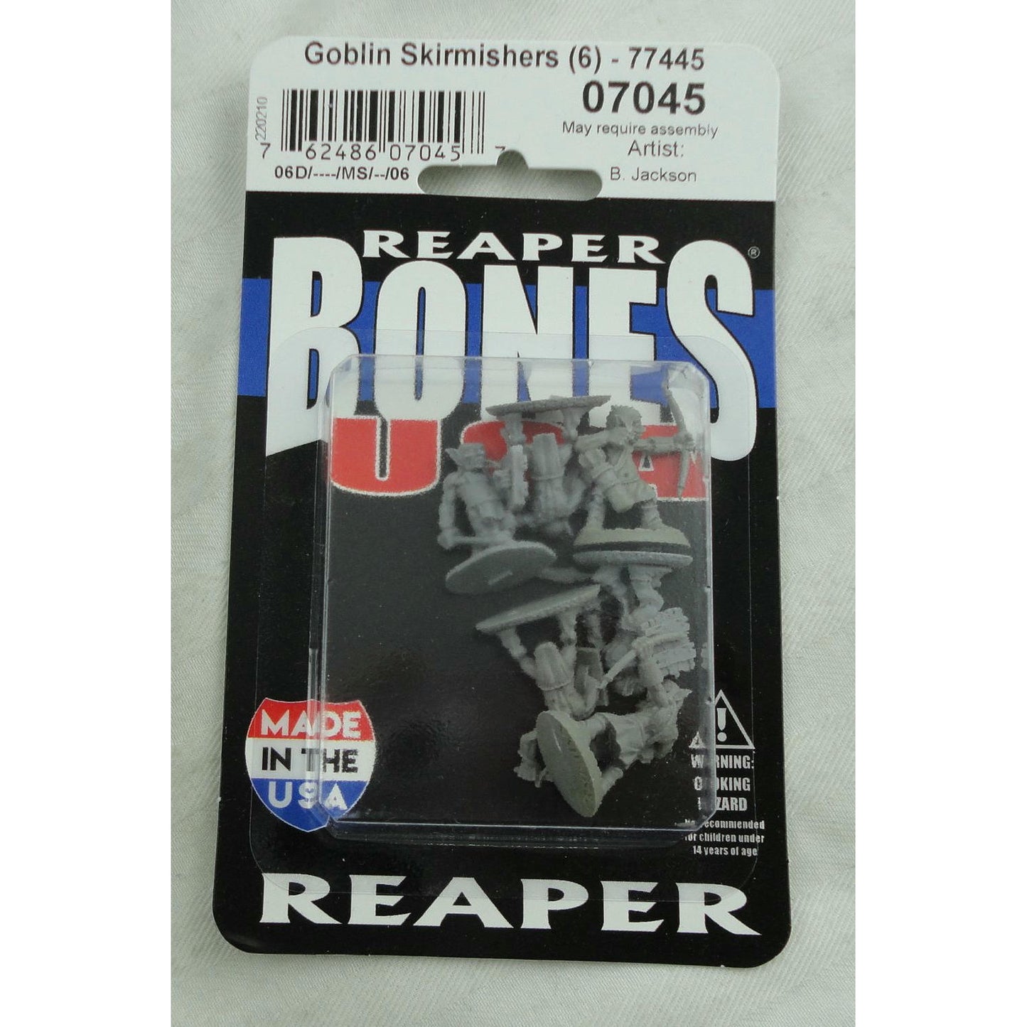 Image of Reaper Bones USA Goblin Skirmisher Fantasy Miniatures (6pcs) RPR07045