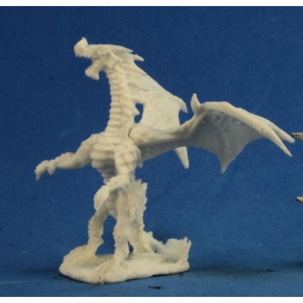 Image of Dark Heaven Bones Dragon Hatchling Red Unpainted Miniature by Reaper RPR77274