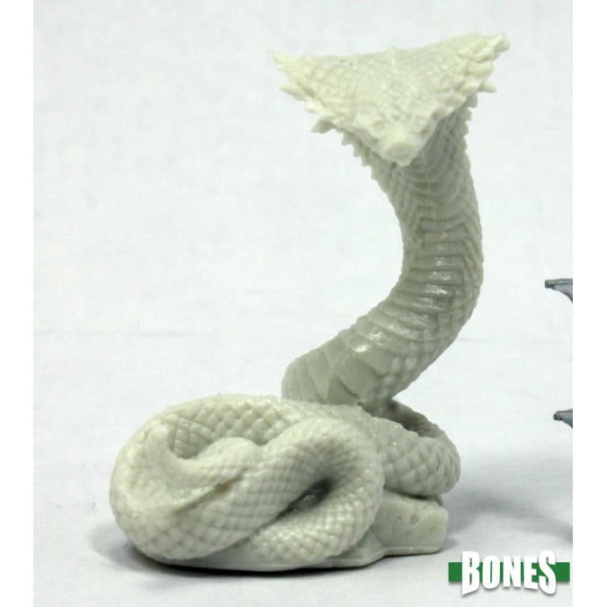 Image of Dark Heaven Bones Giant Cobra Fantasy Miniature by Reaper Miniatures RPR77321