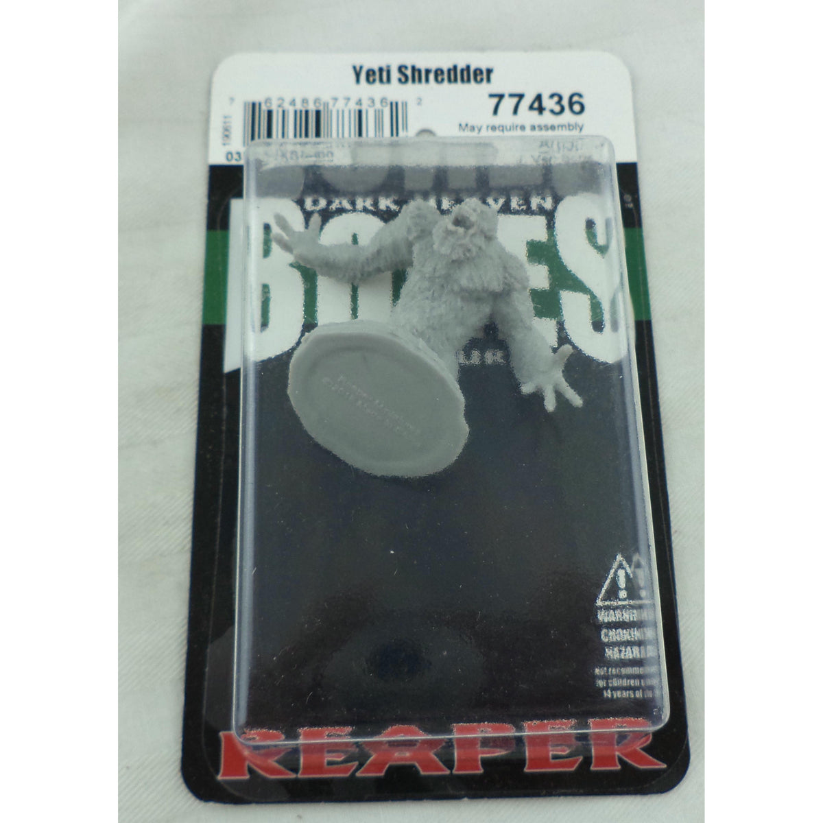 Image of Dark Heaven Bones Yeti Shredder Fantasy Miniature Reaper RPR77436
