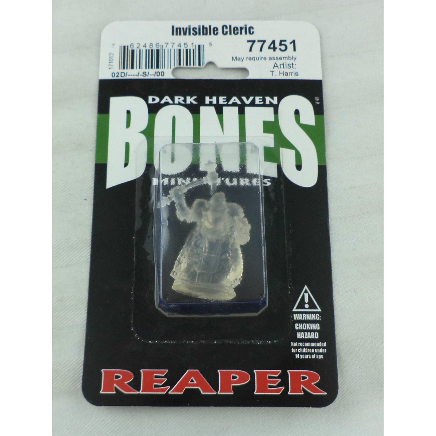 Image of Dark Heaven Bones Invisible Cleric Fantasy Miniature by Reaper RPR77451