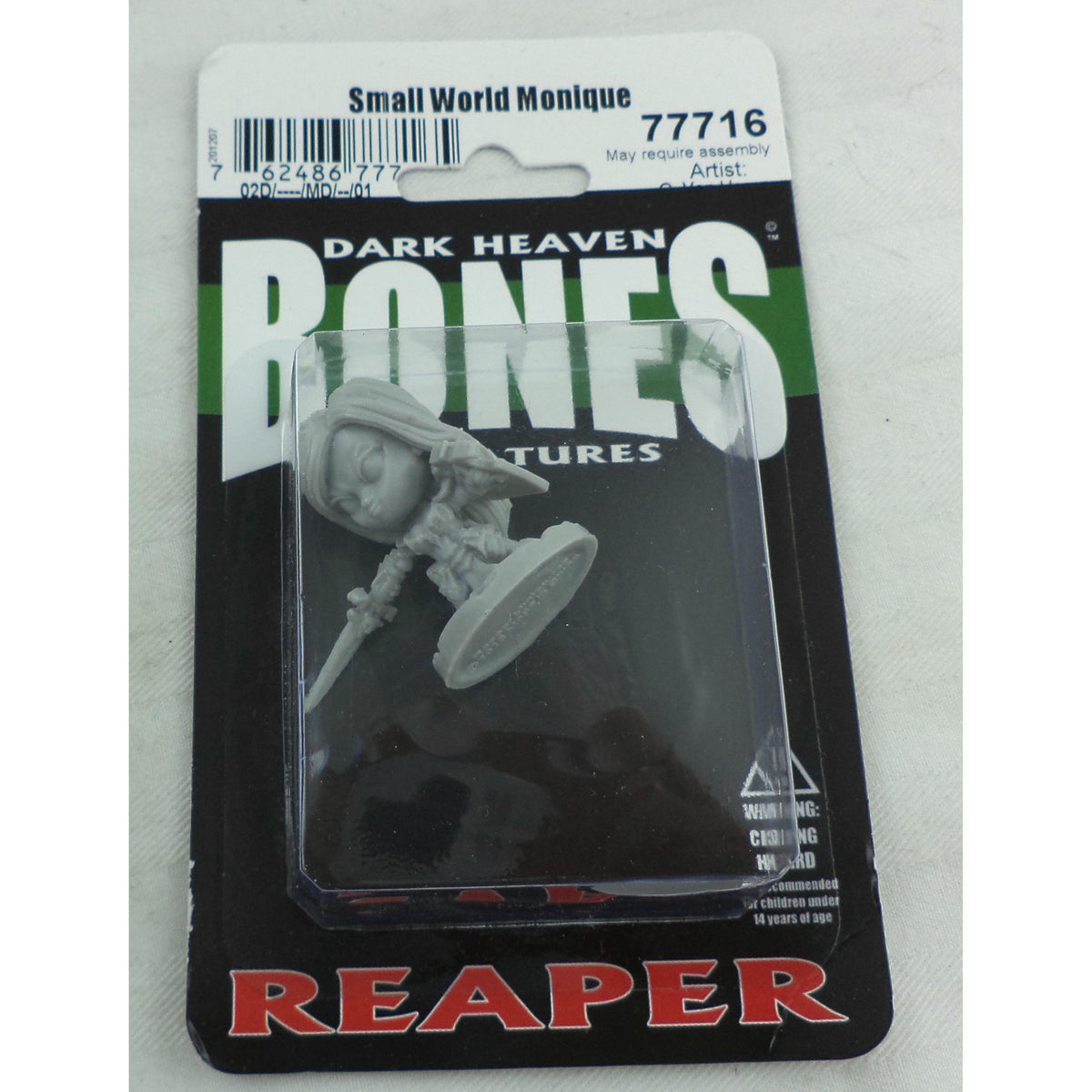 Image of Dark Heaven Small World Monique Unpainted Fantasy Miniature by Reaper RPR77716