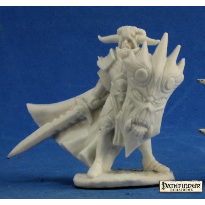 Image of Reaper Bone Pathfinder Anti-Paladin Plastic Fantasy Miniature RPR89032