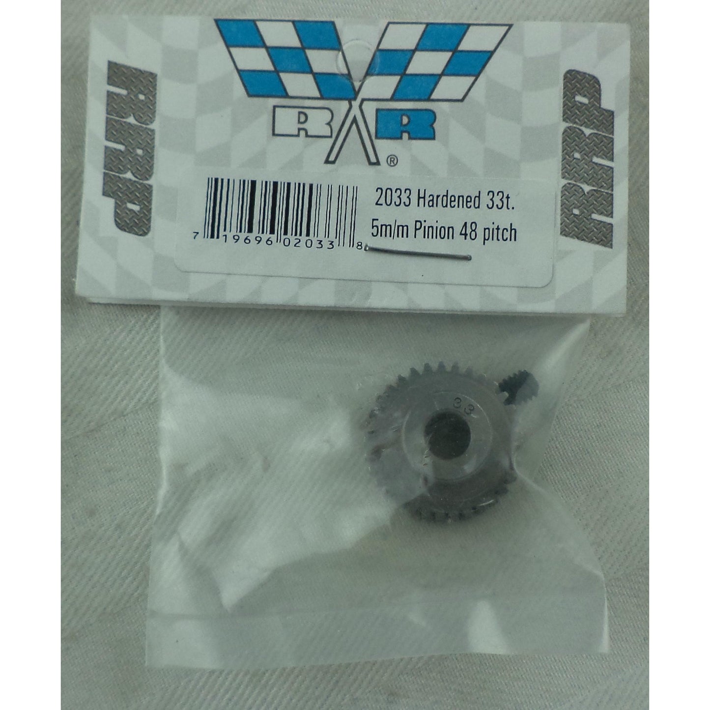 Image of Robinson Racing Hardened 33T 48P Pinion Gear 5mm/Traxxas/Associated/HPI RRP2033