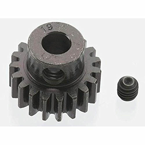 Image of Robinson Racing Blackened Steel 32P 19T 5mm Bore Pinion Gear RRP8619 (0.8M)