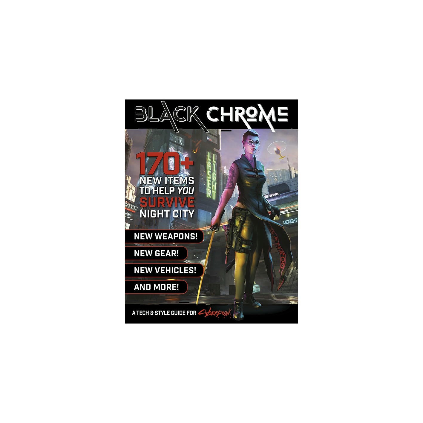 Image of Cyberpunk Red RPG Black Chrome Equipment Sourebook R. Talsorian Games RTGCR3061