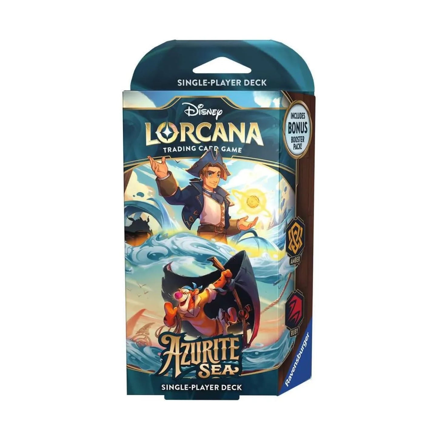 Disney Lorcana Azurite Sea Starter Deck Amber & Ruby
