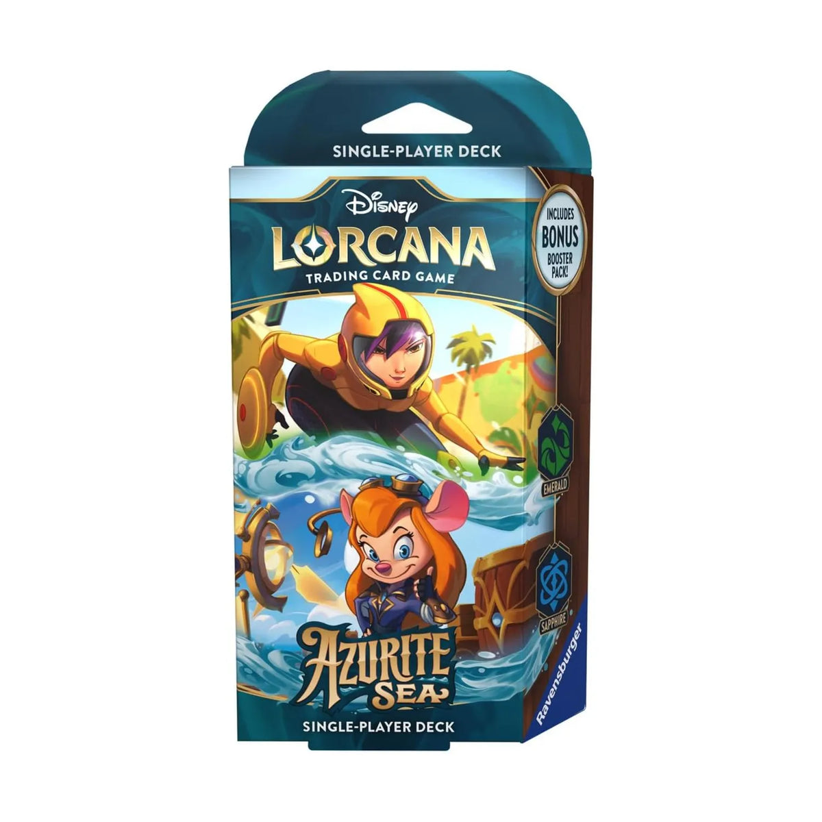 Disney Lorcana Azurite Sea Starter Deck Emerald & Sapphire