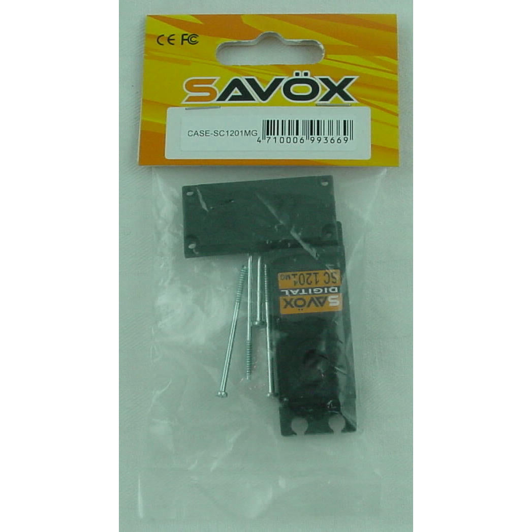 Image of Savox Replacement Top/Bottom Servo Case for SC1201MG Servoes SAVCSC1201MG