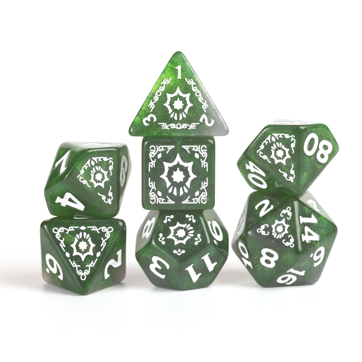 Image of Dungeons & Dragons: Adventure Dice - Cleric Green