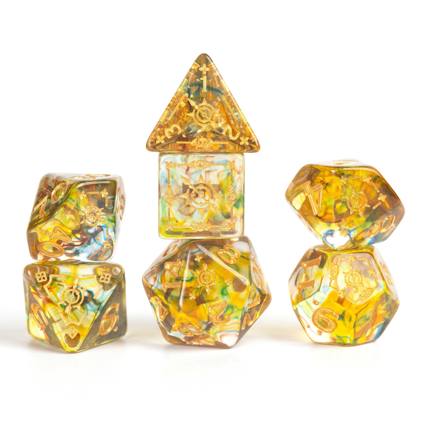Image of Dungeons & Dragons: Adventure Dice - Ranger Green/Multi
