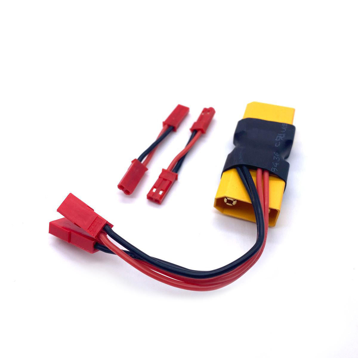 Image of XT90 Dual JST Connector w/ 2 Male-Male Adaptors