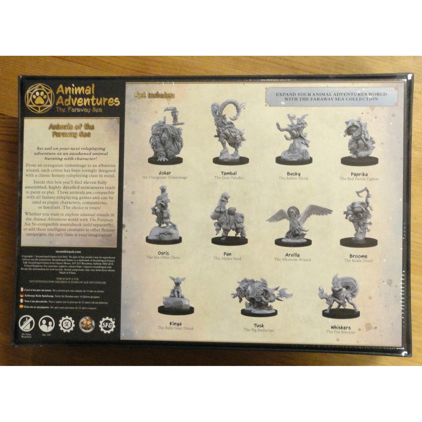 Image of Animal Adventures RPG: Animals of the Faraway Sea Miniatures SFLAATFS-004