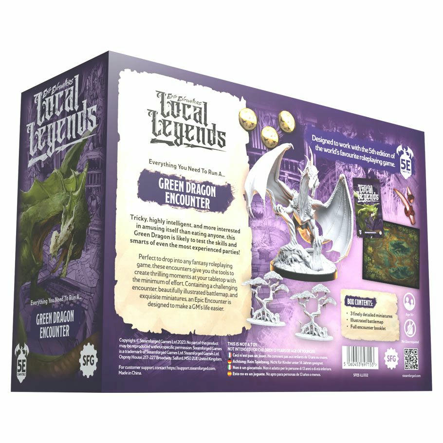 Image of Dungeons & Dragons 5E D&D Epic Encounters: Local Legends Green Dragon Encounter