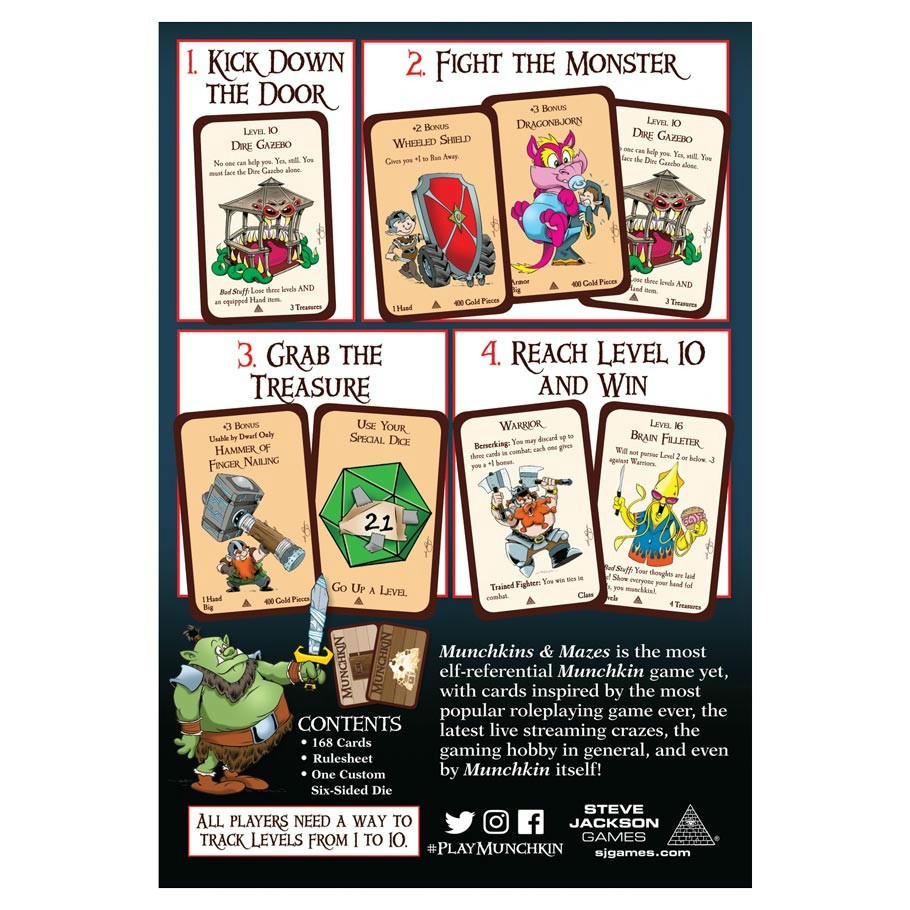 Image of Munchkin Munchkins & Mazes Elf Expansion by Steve Jackson SJG1555