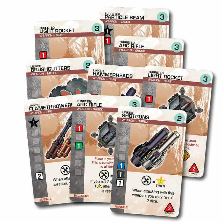 Image of Car Wars Sixth Edition Linked Weapons Pack Expansion Steve Jackson Games SJG2413