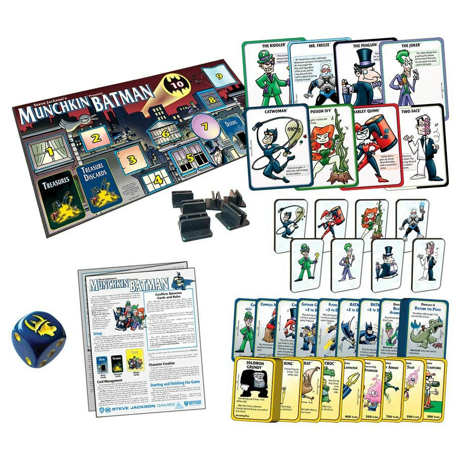 Image of Munchkin Batman Card Game by Steve Jackson Games SJG4441