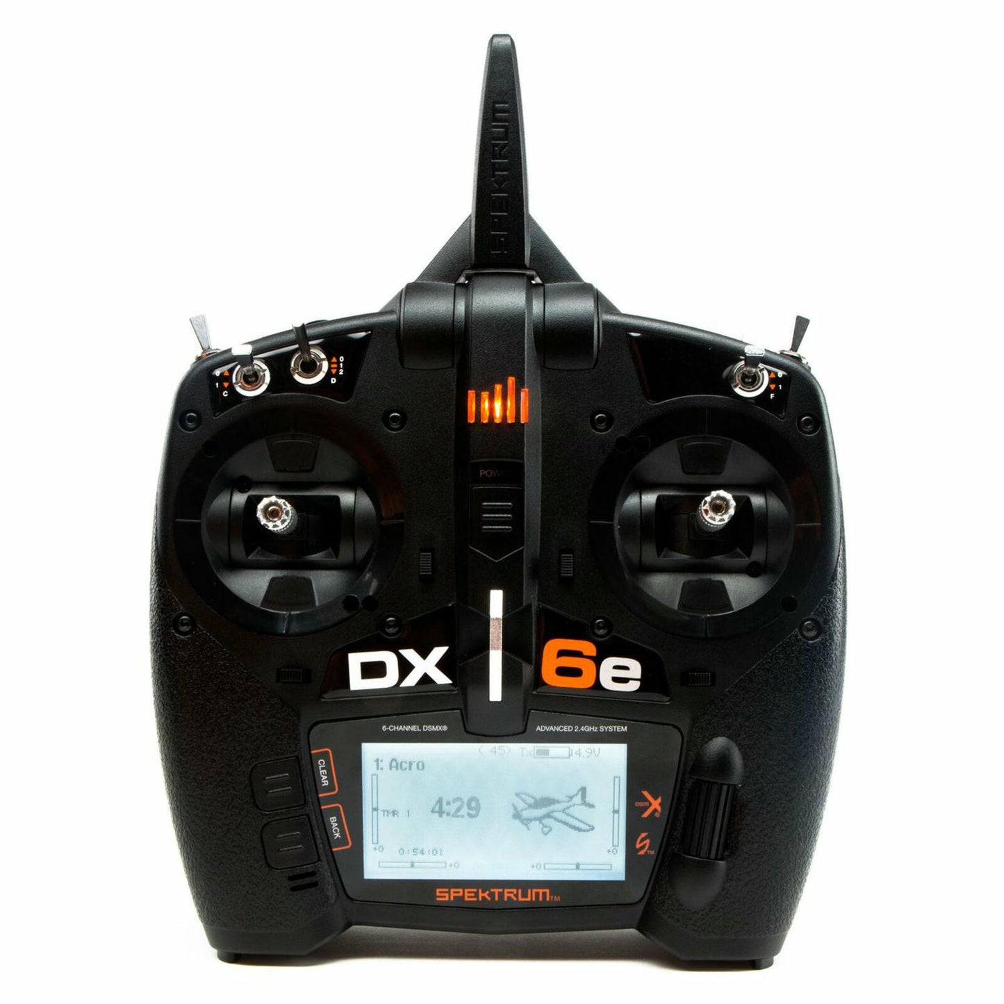 Image of Spectrum DX6e 6-Channel DSMX Airplane/Heli Radio (Transmitter Only) SPMR6655