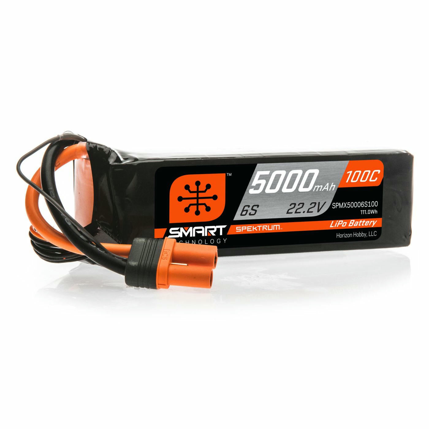 Image of Spektrum Smart Technology 22.2V 6S 5000mAh 100C Lithium Polymer Battery