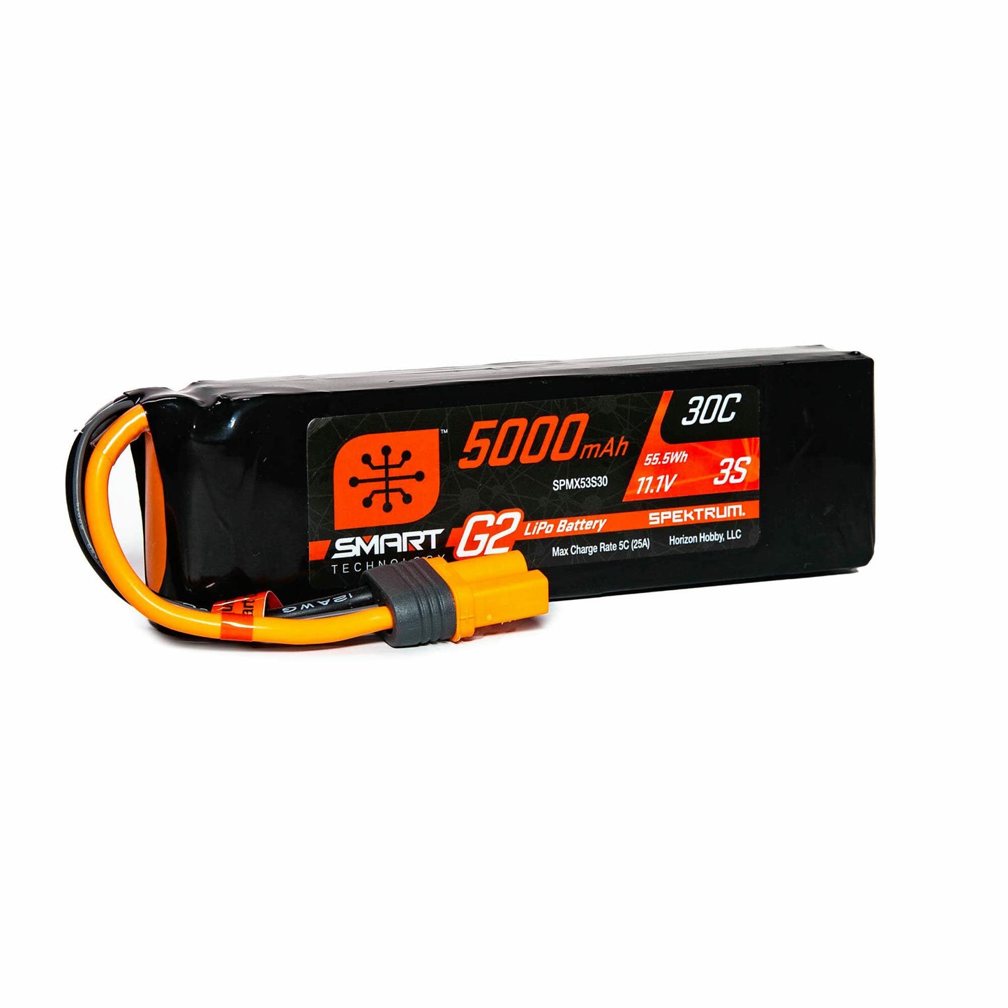 Image of Spektrum Smart *G2* 14.8V 5000mAh 4S 100C Smart LiPo Battery IC5/Hard Case