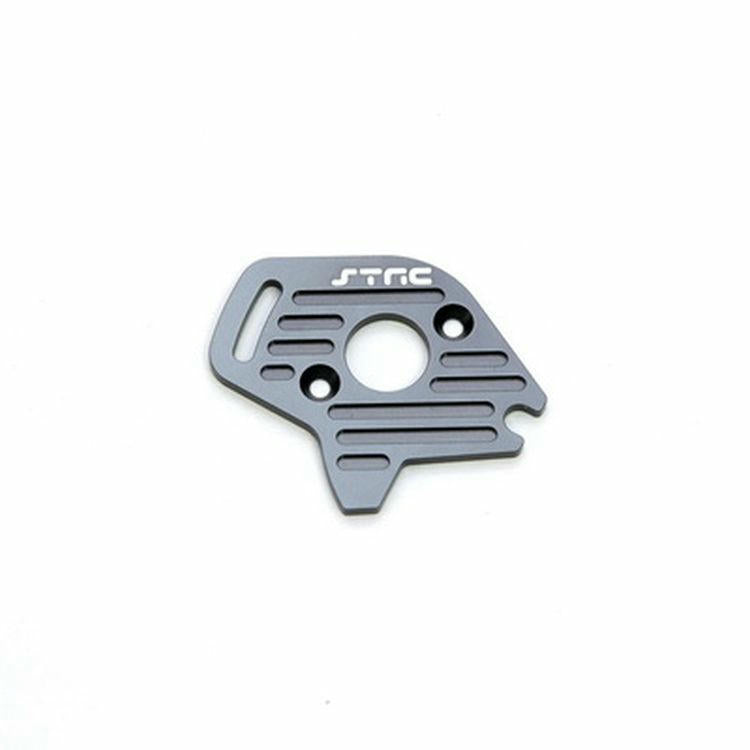 Image of Gunmetal Alloy Finned Heatsink Motor Plate fits Traxxas Slash 4x4 / Hoss