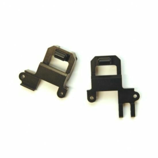 Image of Black Alloy HD Front Shock Towers/Panhard Mount fits Traxxas TRX-4 TRX4 8216FBK