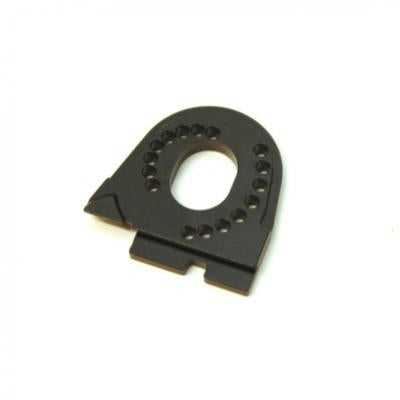 Image of Black Alloy Motor Mount by ST Racing Fits Traxxas TRX-4 TRX4 SPTST8290BK