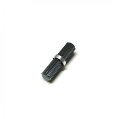 Image of Axial SCX10 II CNC Machined Gunmetal Front Center Driveshaft Spline STA31397GM