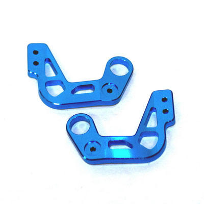 ALUM BUMPER BRKT SET CR01 BLUE