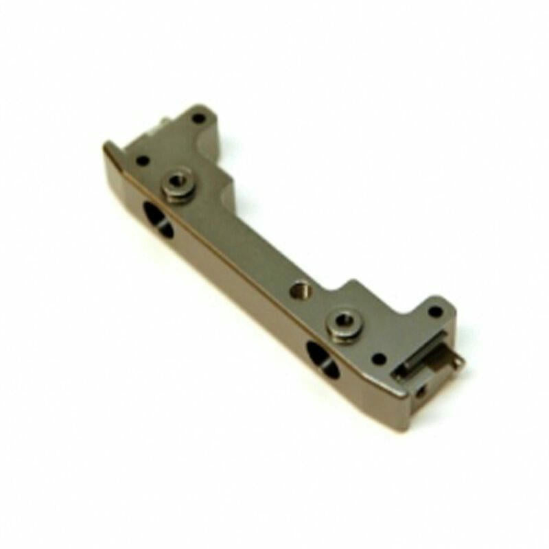 Image of Axial SCX10 II Brawler/Jeep Gunmetal Aluminum Front Bumper Mount Brace