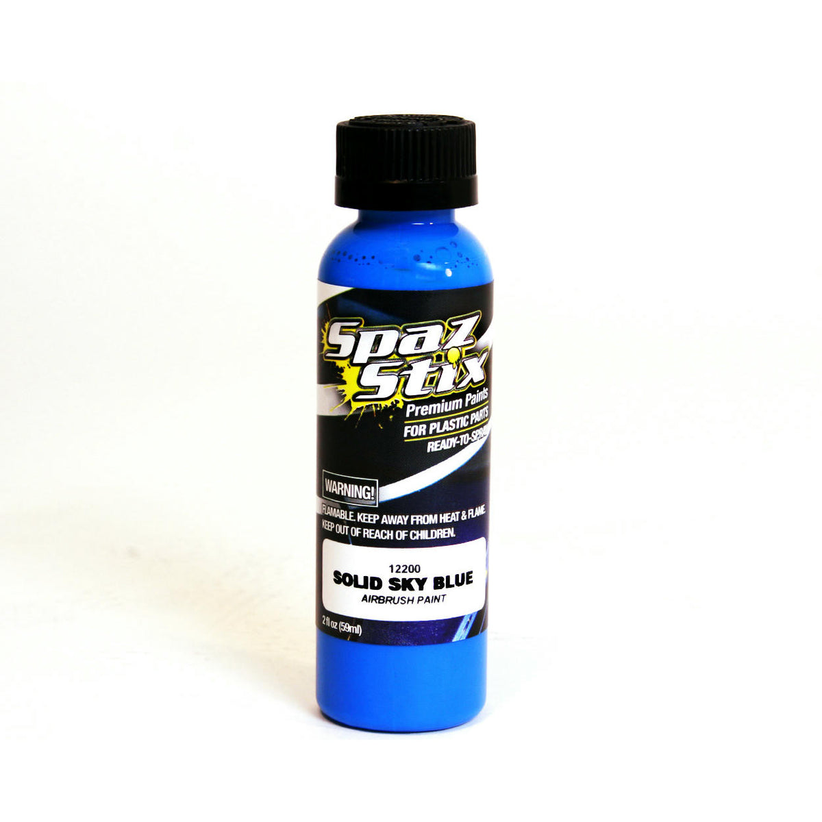 Image of Spaz-Stix Solid Sky Blue Airbrush Paint 2oz. SZX12200