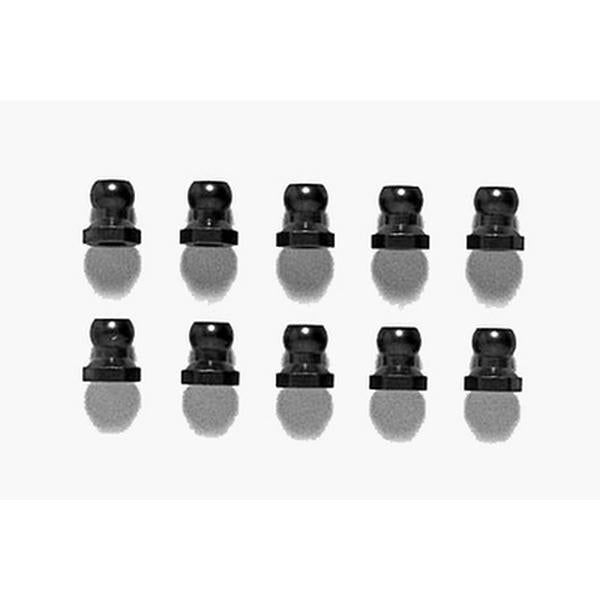 Image of Tamiya TB Evolution III/TAO4/TRF414M Aluminum Ball Nut 5mm (10) TAM53599