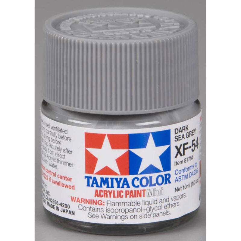 Acrylic Mini XF-54 Dark Sea Grey Paint, 10ml Bottle