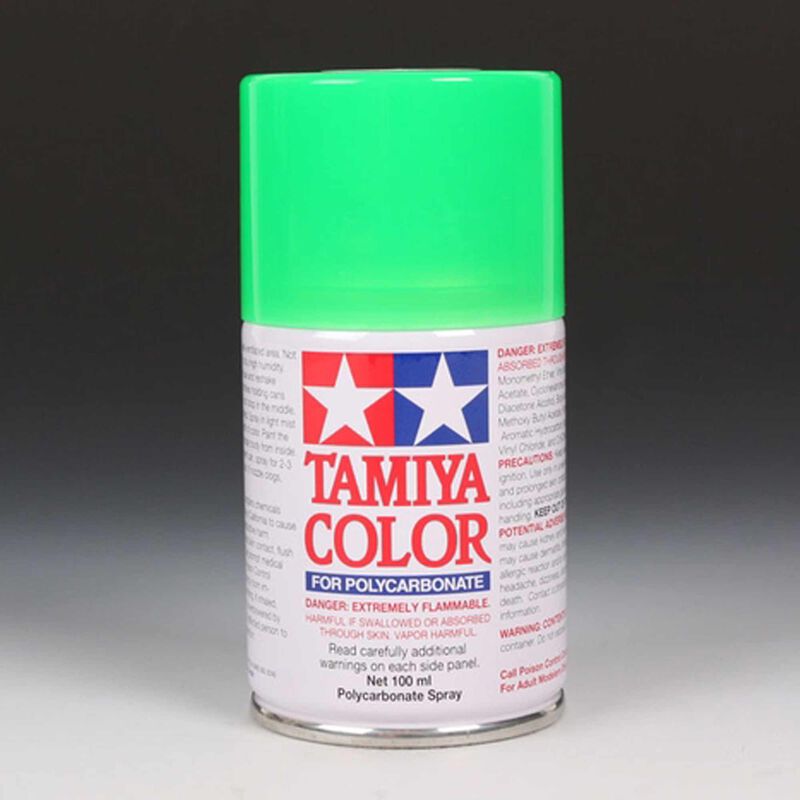 PS-28 Polycarbonate Spray Fluorescent Green 3 oz