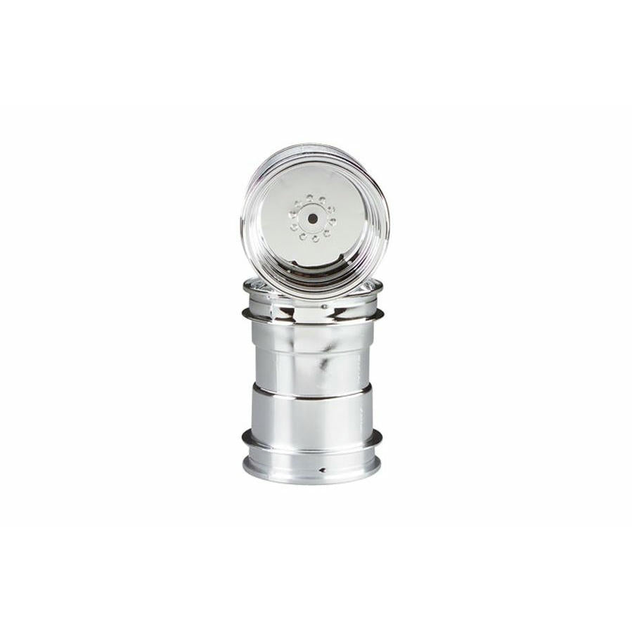 Image of Tamiya Cludbuster/TXT-1 Chrome Monster Truck Wheels (2pcs) TAM9335085