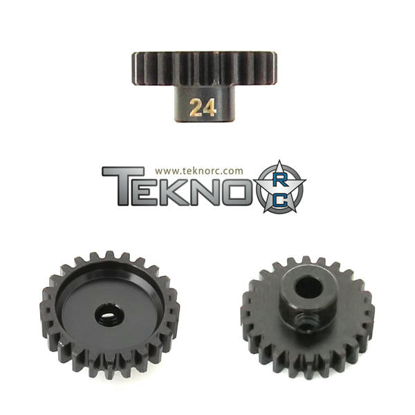 Image of Tekno RC 1/8th Scale 24T M5 Pinion Gear (MOD1/5mm Bore/M5 Set Screw) TKR4184
