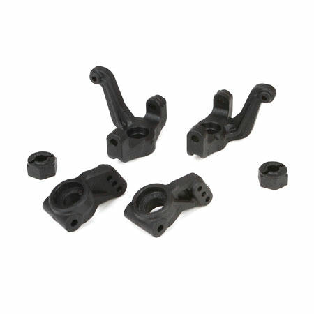 Image of Team Losi Racing 22-4 4WD Buggy Front Spindle & Rear Hub Set TLR234015