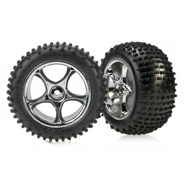 Image of Traxxas Bandit Tracer Rear Wheels/Alias 2.2 Tires (2pcs) TRA2470R