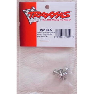 Image of 3x8mm Washerhead Motor Mount Screws byTraxxas