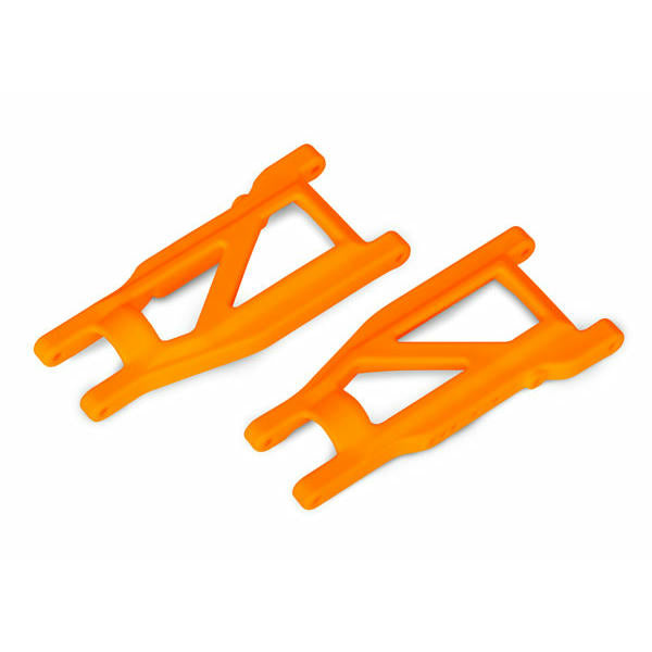 Image of Traxxas Slash 4x4/Rustler 4x4 Orange HD Cold Weather Suspension Arms TRA3655T
