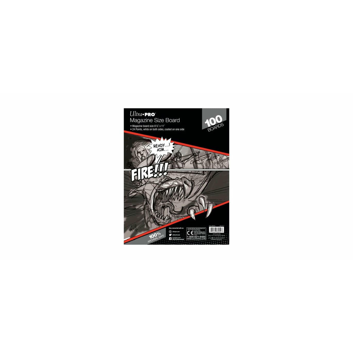 Ultra Pro Magazine Size Boards (Pack of 100)