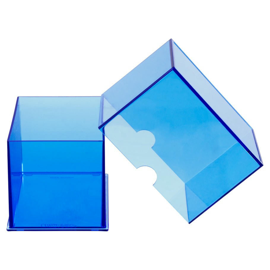 Image of Eclipse 100+ 2-Piece Pacific Blue Deck Box by Ultra Pro UPI15829