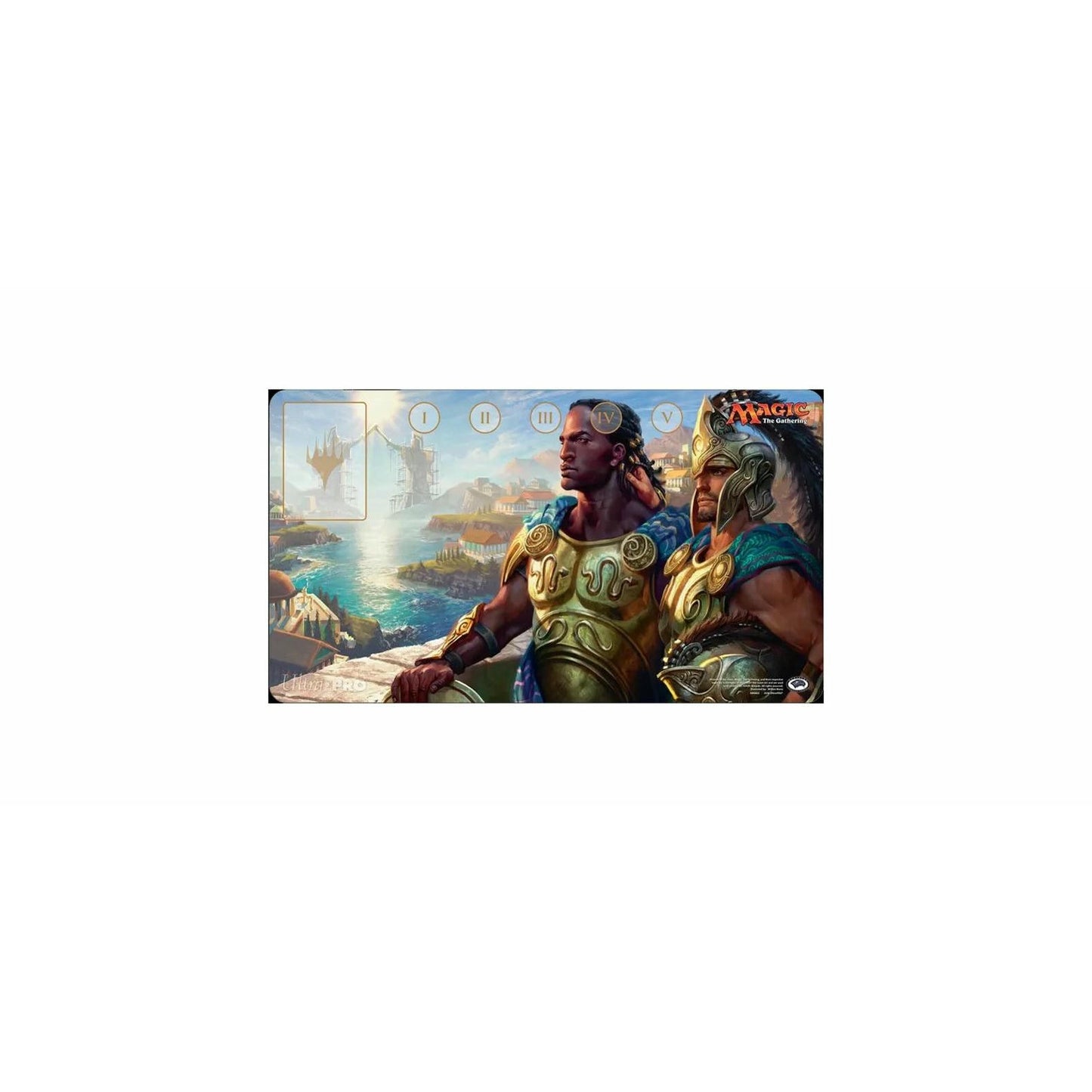 Image of Magic the Gathering Kynaios and Tiro of Meletis 24x13.5 Neoprene Play Mat